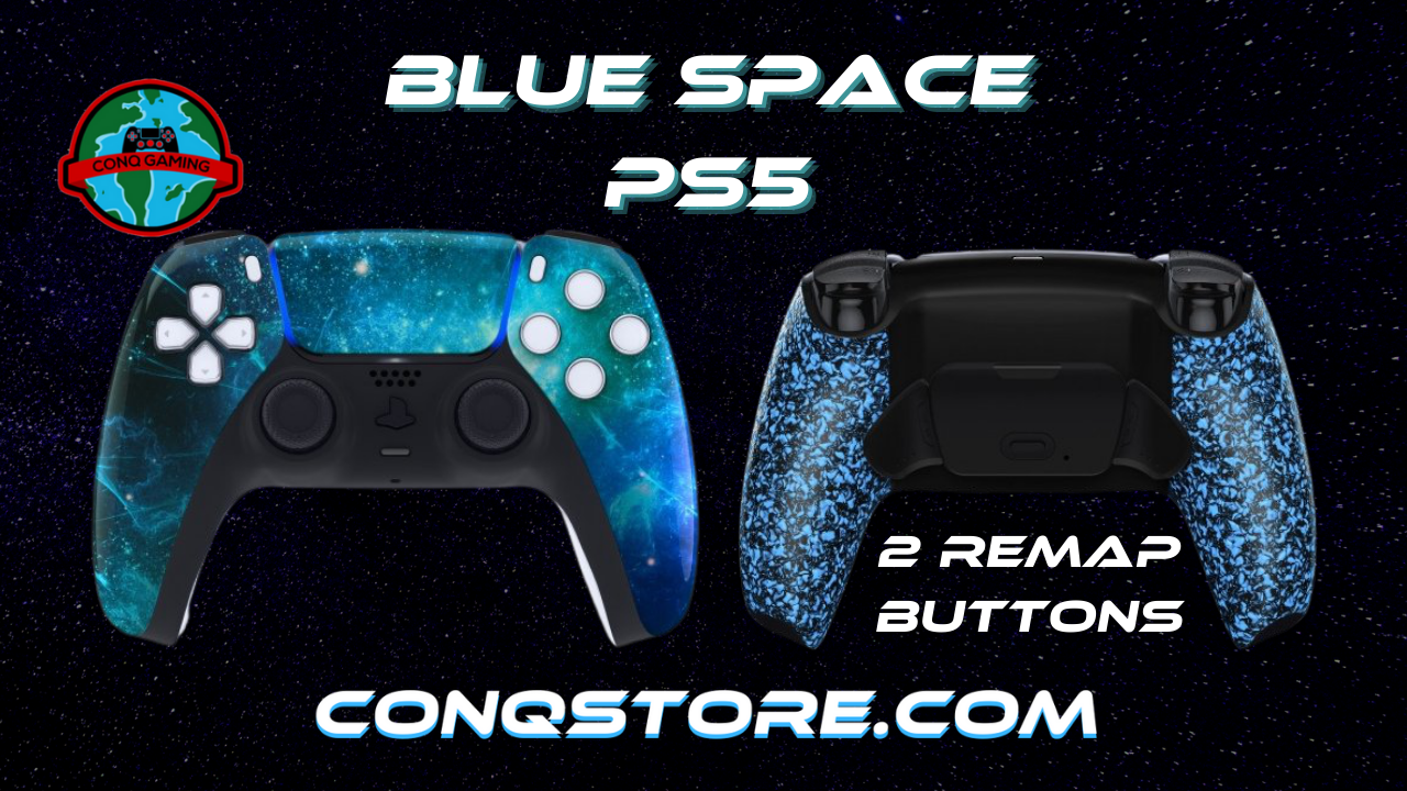 Blue Space Custom PS5 Controller