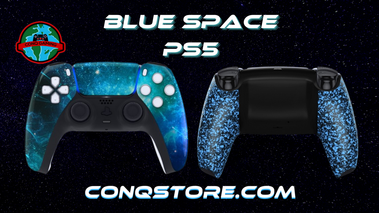 Blue Space Custom PS5 Controller